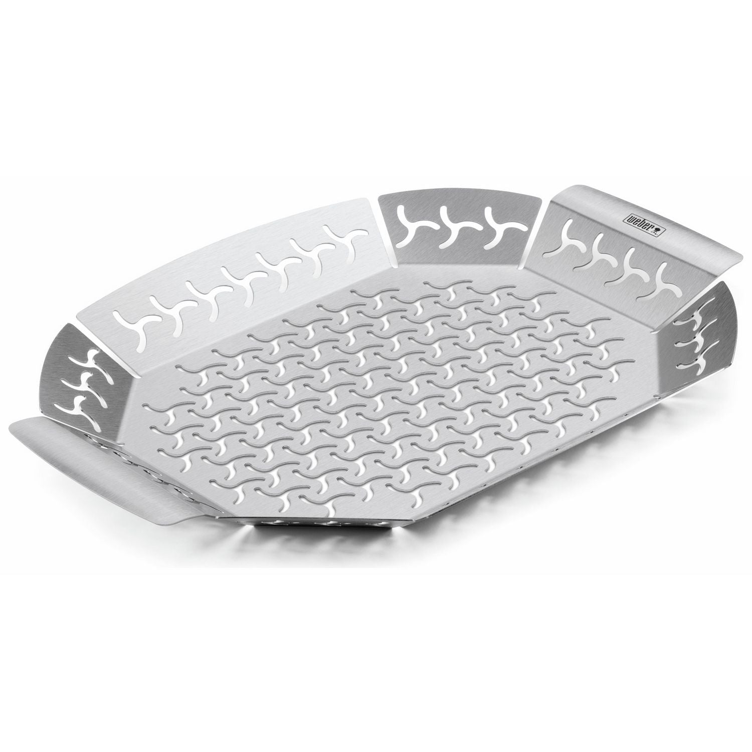 Weber premium large steel grilling basket - British product