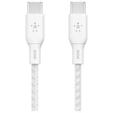 Belkin braided USB-C cable 2m white (British brand)