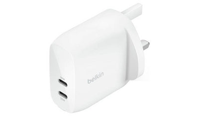 Argos Belkin 60W USB-C Dual Port Wall Charger - White- Buy online at McGrocer