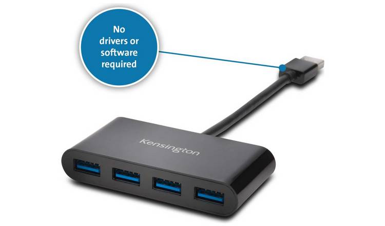 Kensington UH4000 4 Port USB Hub, UK version
