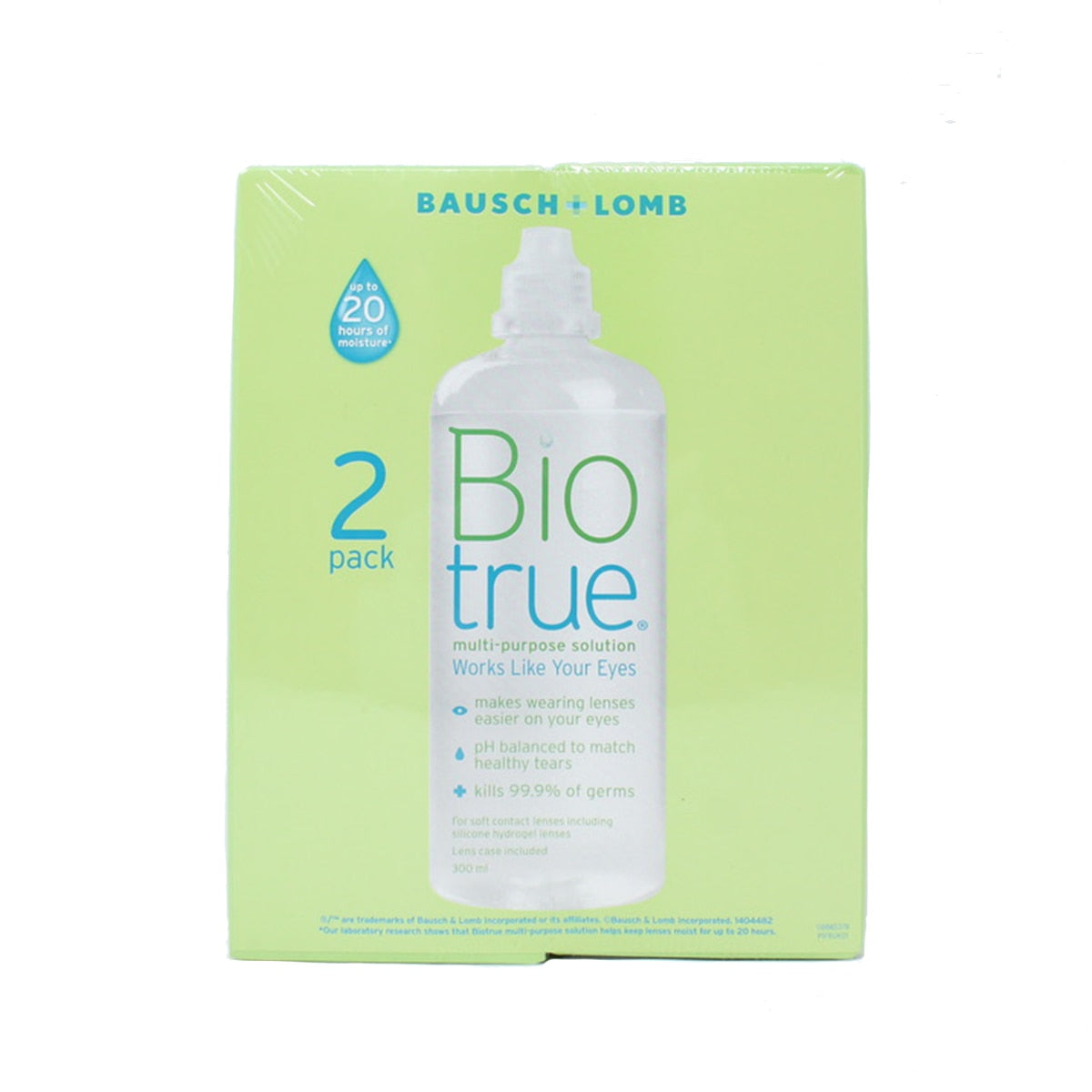 Bausch & Lomb Biotrue Multi-Purpose Solution 2 x 300ml - British product