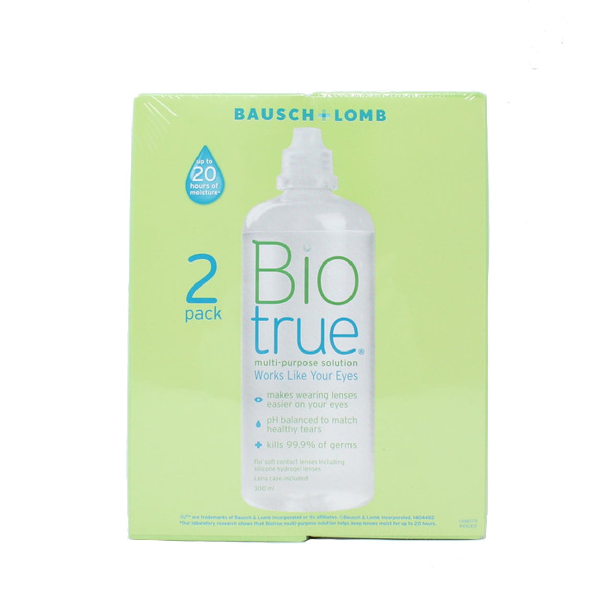 Bausch & Lomb Biotrue Multi-Purpose Solution 2 x 300ml - British product