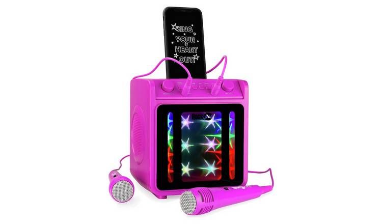 RockJam SingCube 10Watt Bluetooth Karaoke Machine - Two Mics GOODS Argos