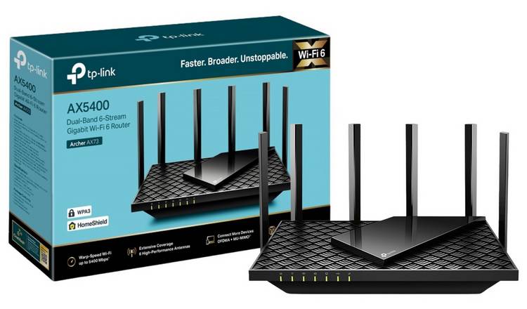 TP-Link Archer AX73 router AX5400, imported from the UK
