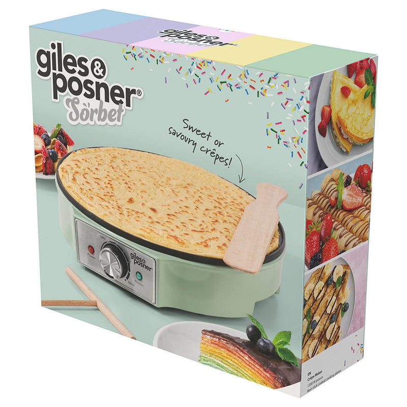 Giles & Posner electric crepe maker green, UK version