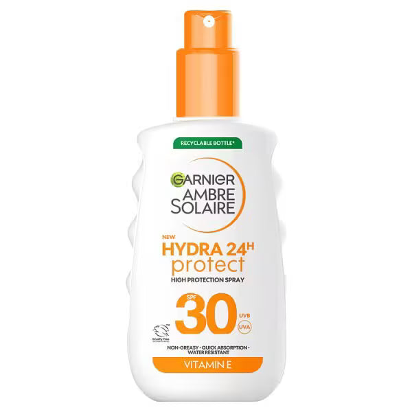 Garnier Ambre Solaire Hydra 24 Sun Spray 150ml, UK version