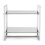 Habitat 2 tier chrome shelf unit and towel rail - British product