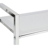 Habitat 2 tier chrome shelf unit and towel rail - British product