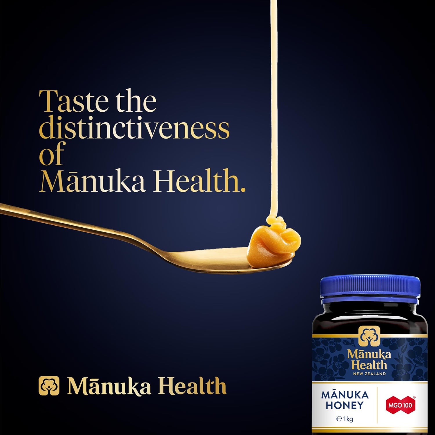 Manuka Health MGO 100 Manuka Honey 1Kg, imported from the UK