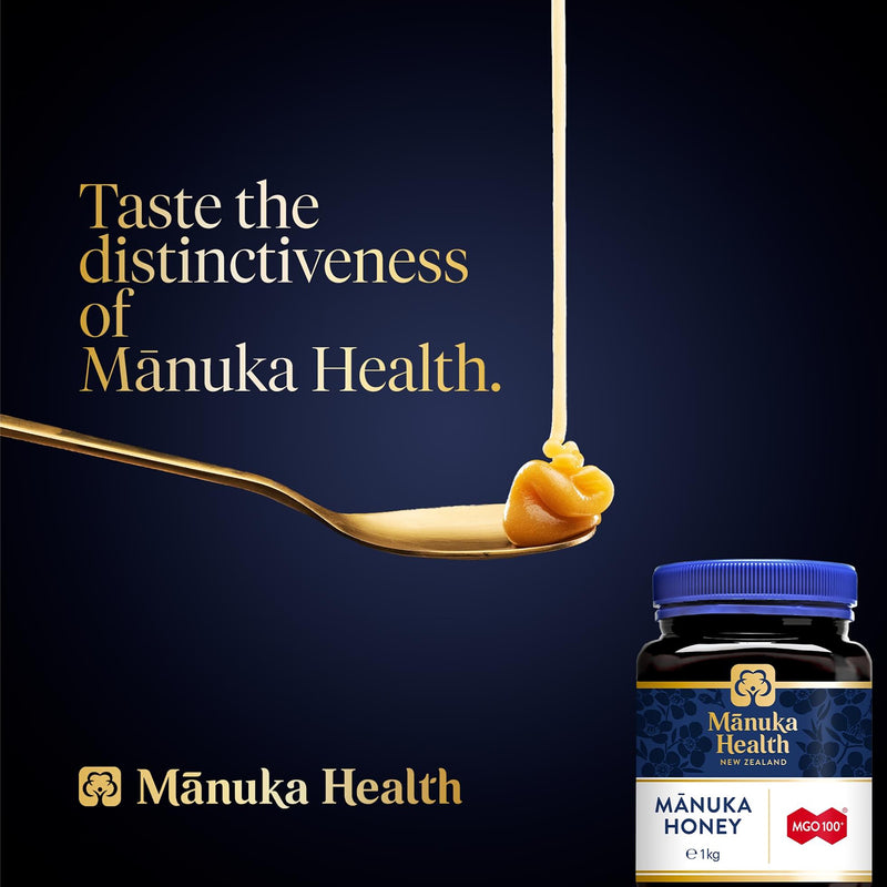 Manuka Health MGO 100 Manuka Honey 1Kg, imported from the UK