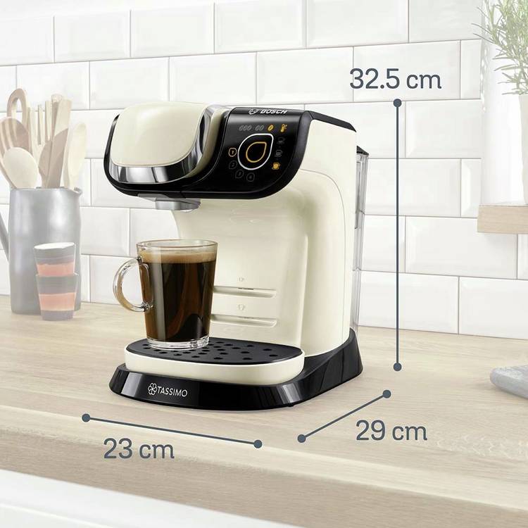 Tassimo by Bosch My Way 2 cream pod coffee machine, UK version