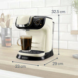 Tassimo by Bosch My Way 2 cream pod coffee machine, UK version