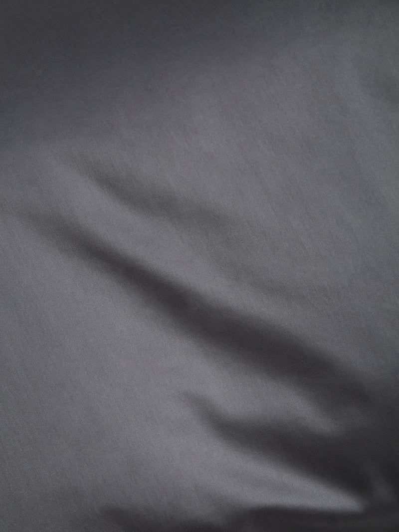 Charcoal Grey Egyptian cotton duvet cover and pillowcase set - British product