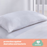 Silentnight anti allergy cot bed pillow 60x40cm - British product