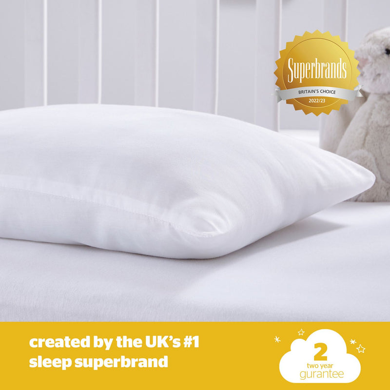 Silentnight anti allergy cot bed pillow 60x40cm - British product