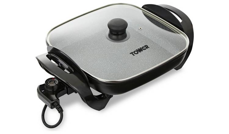 Tower Cerastone Electric Skillet Grey - British product