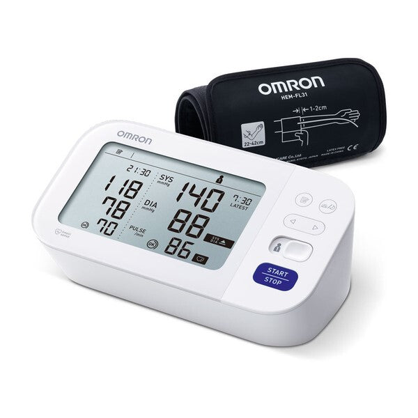 Omron M6 Comfort Automatic Upper Arm Blood Pressure Monitor General Health & Remedies Boots   