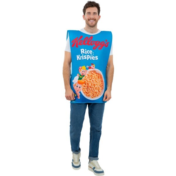 Smiffys Kelloggs Rice Krispies cereal box costume - British product