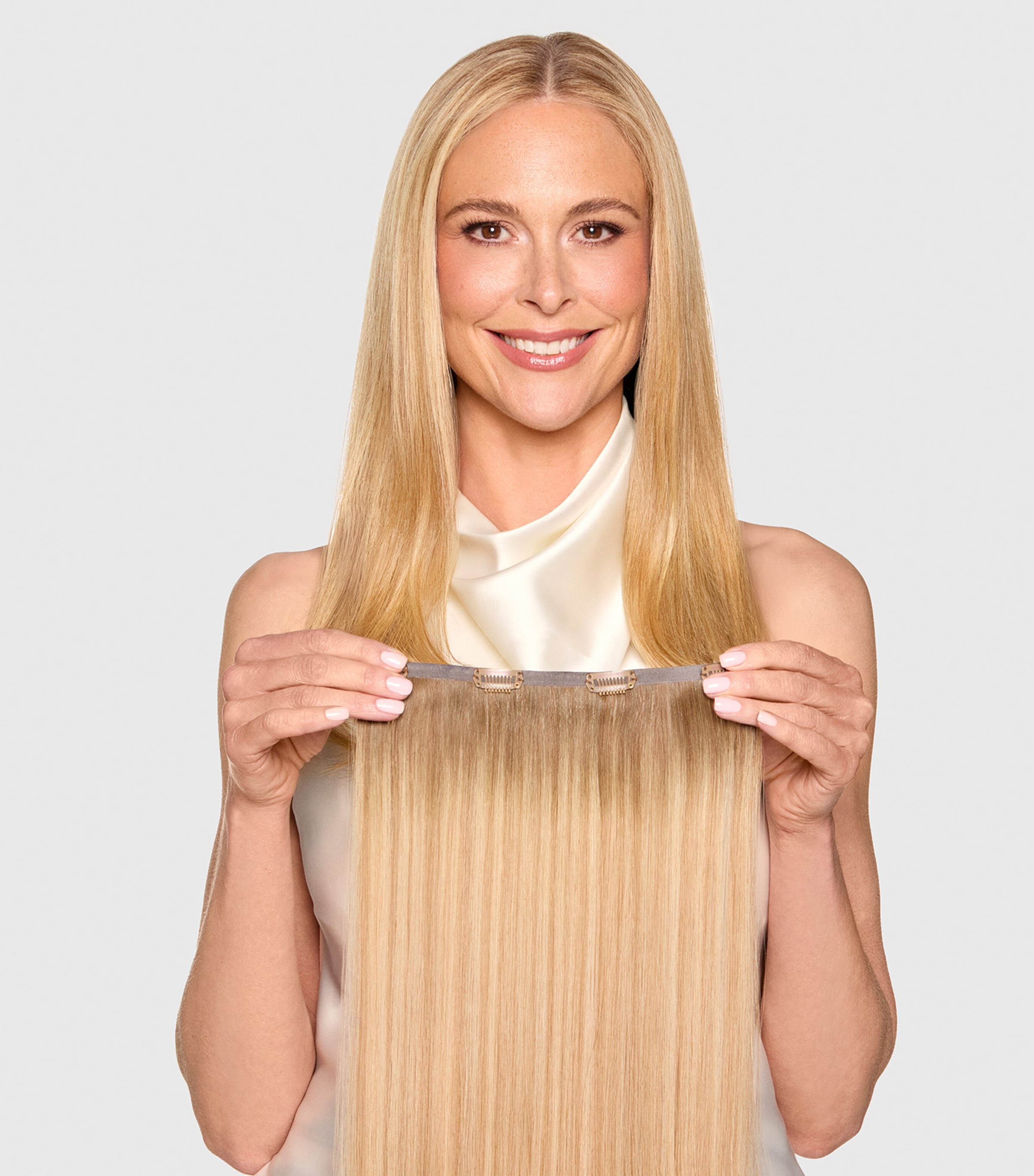 Beauty Works BARELY THERE Mix & Match Volumiser Clip-In Hair Extensions 18 - British product