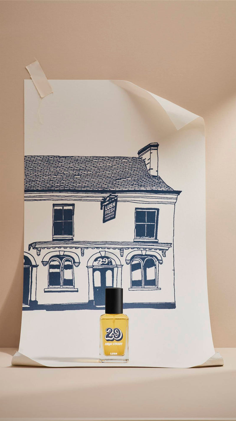 Lush 29 High Street perfume spray, imported from the UK
