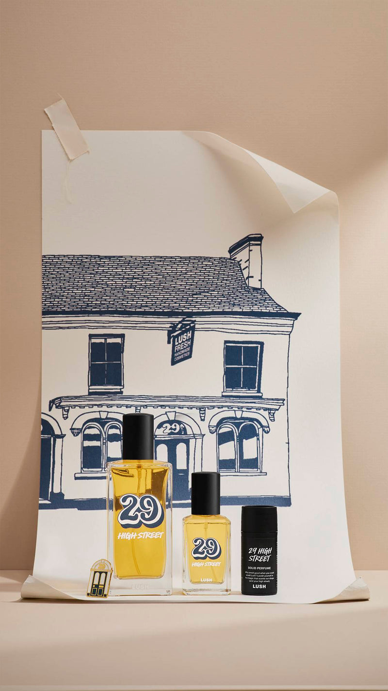 Lush 29 High Street perfume spray, imported from the UK