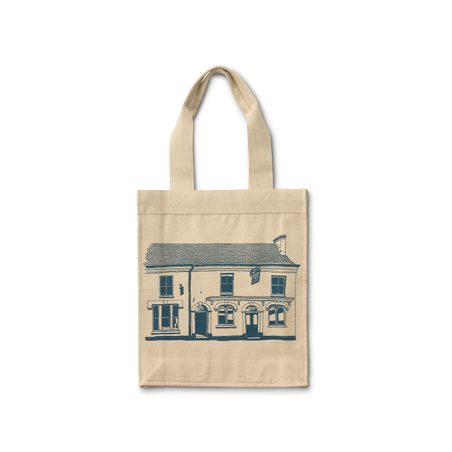 29 High Street organic cotton tote bag, (British brand)