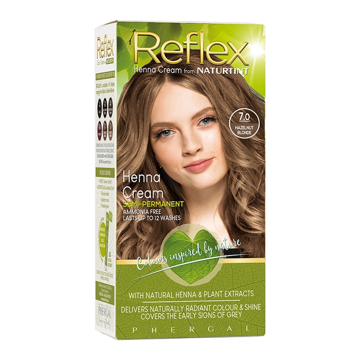 Naturtint Reflex Semi-Permanent Henna Cream Hair Colour 5.0 (Light Chestnut Brown) Semi-Permanent Hair Colour Holland&Barrett   