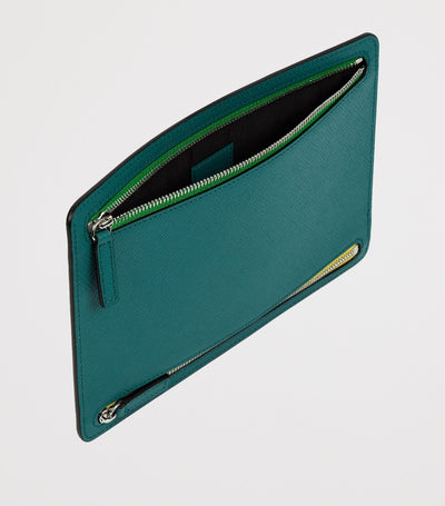 Harrods Smythson Panama Skinn Multi-Glidelås Lommebok - Kjøp online hos McGrocer
