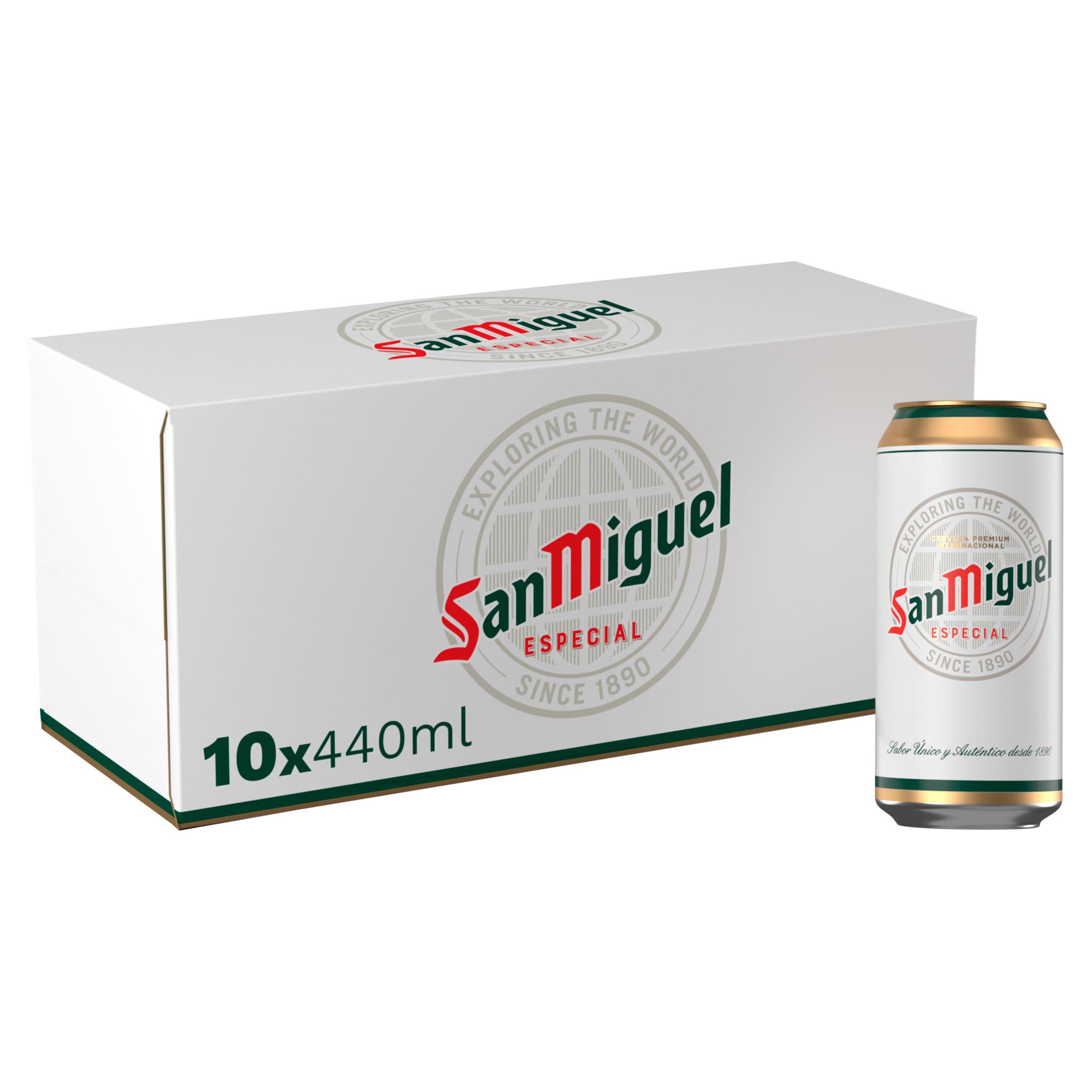 San Miguel Premium Lager Beer 10x440ml All beer Sainsburys   