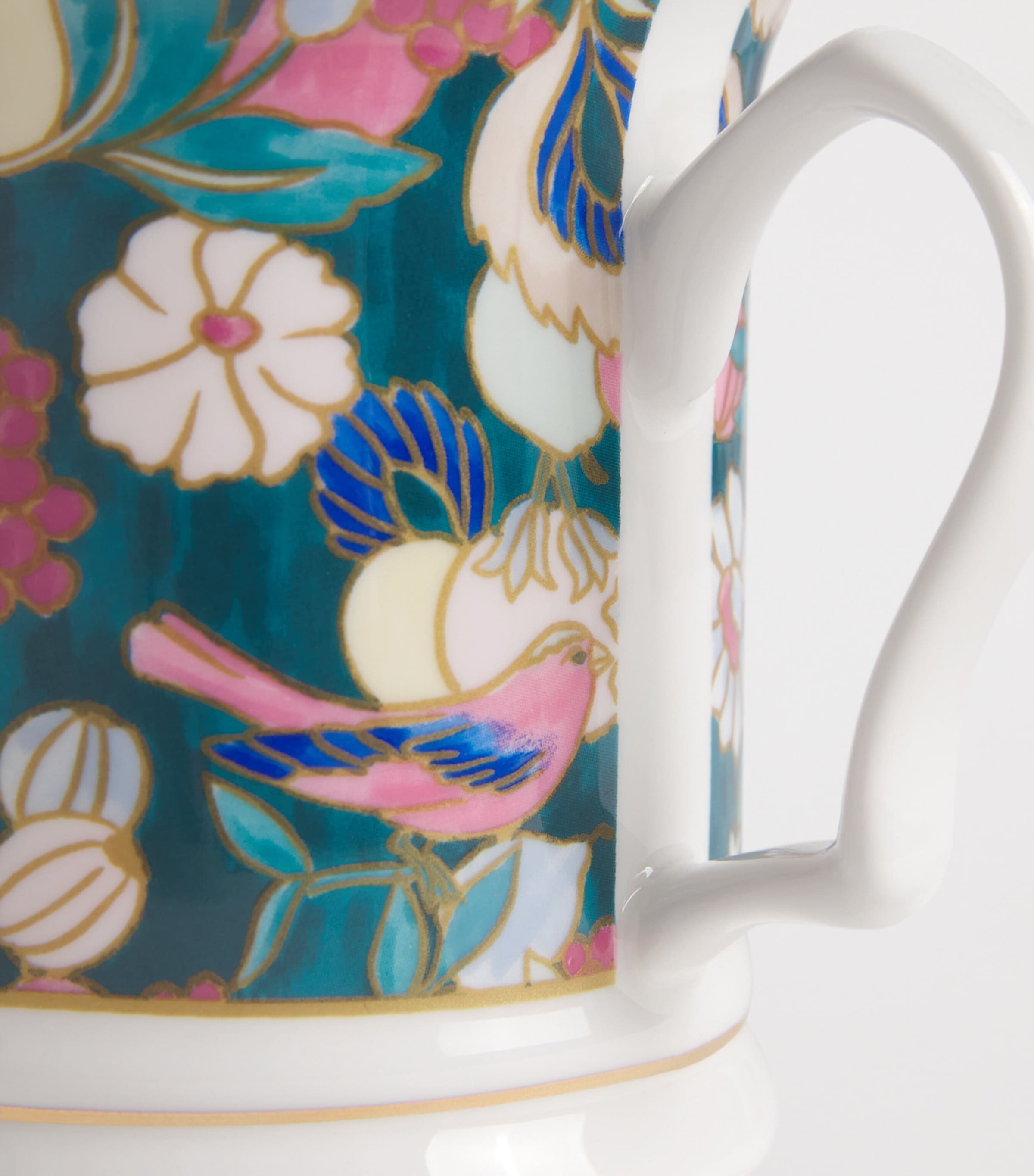Harrods Enchanted Emporium Botanical bone china mug, UK version