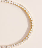 Nialaya Jewelry gold-plated tennis bracelet 17-20cm (British brand)
