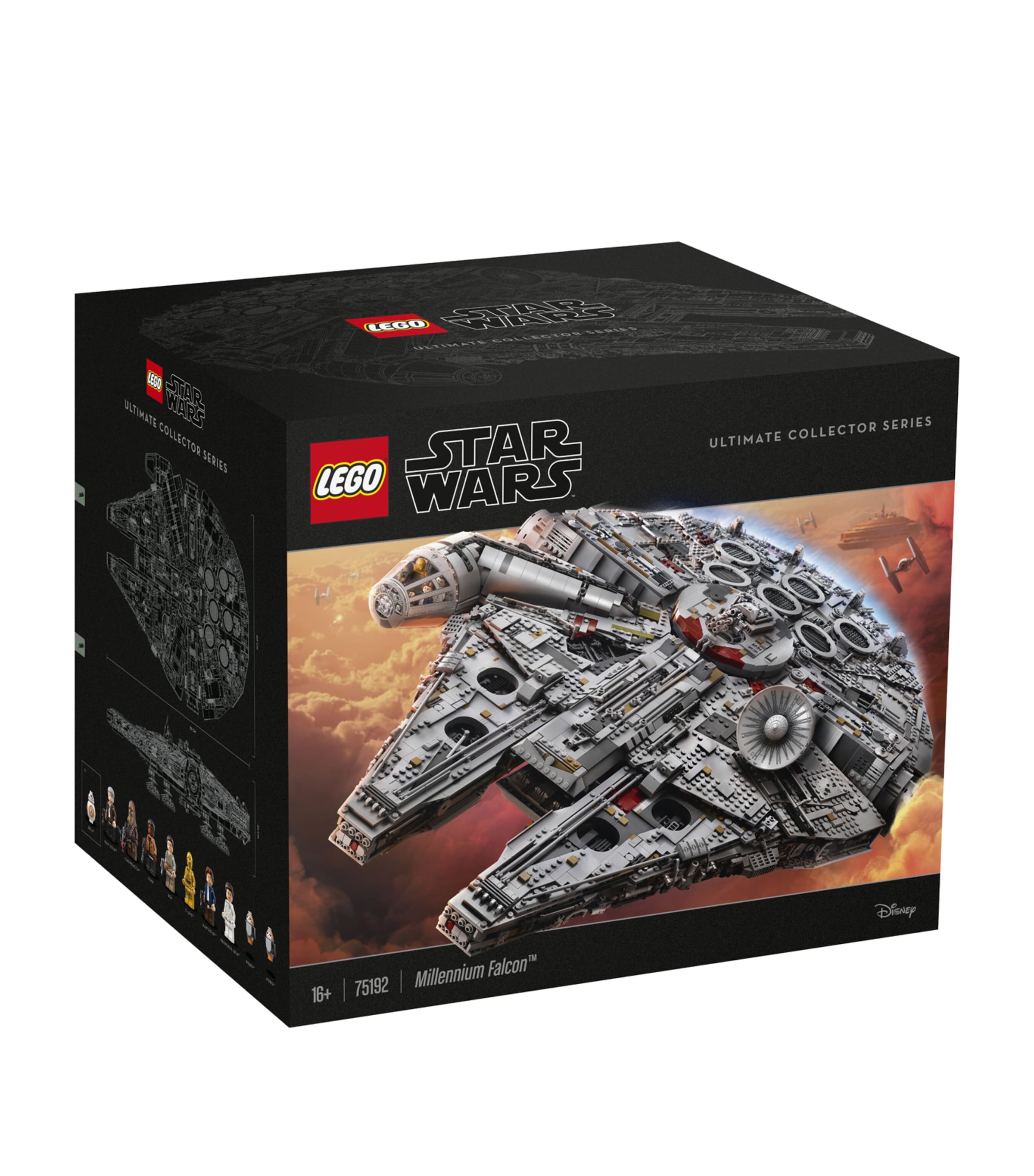 Lego spaceship model collector set with 7,500 pieces, UK version