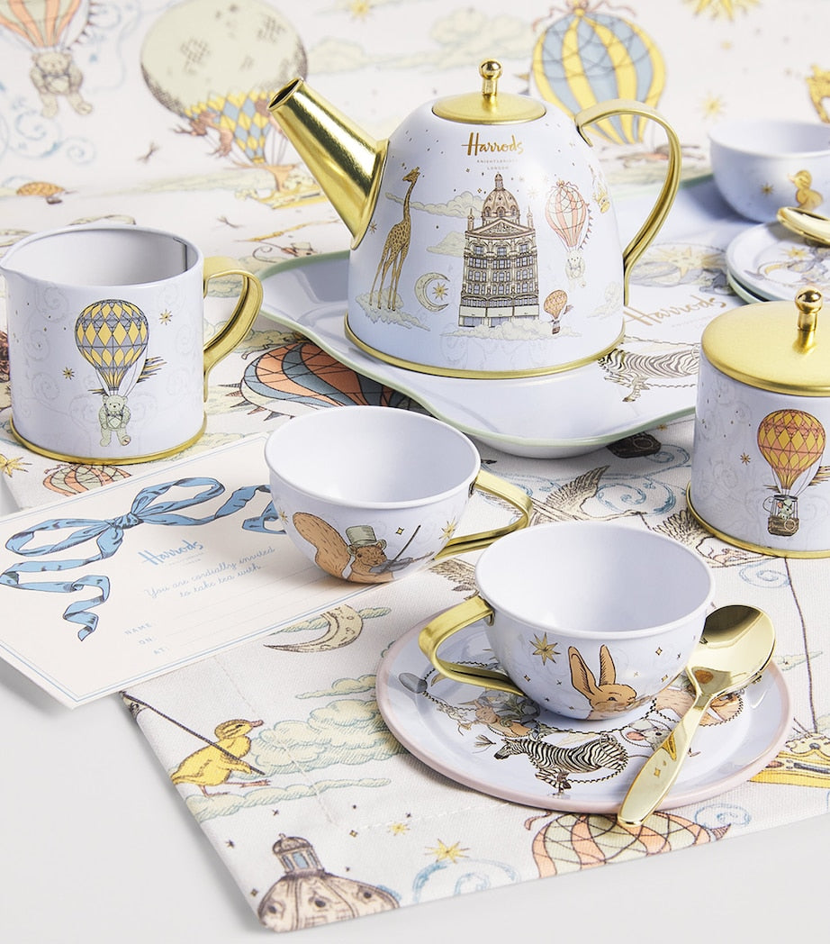 Harrods 17-piece 4-person tea time set, UK version