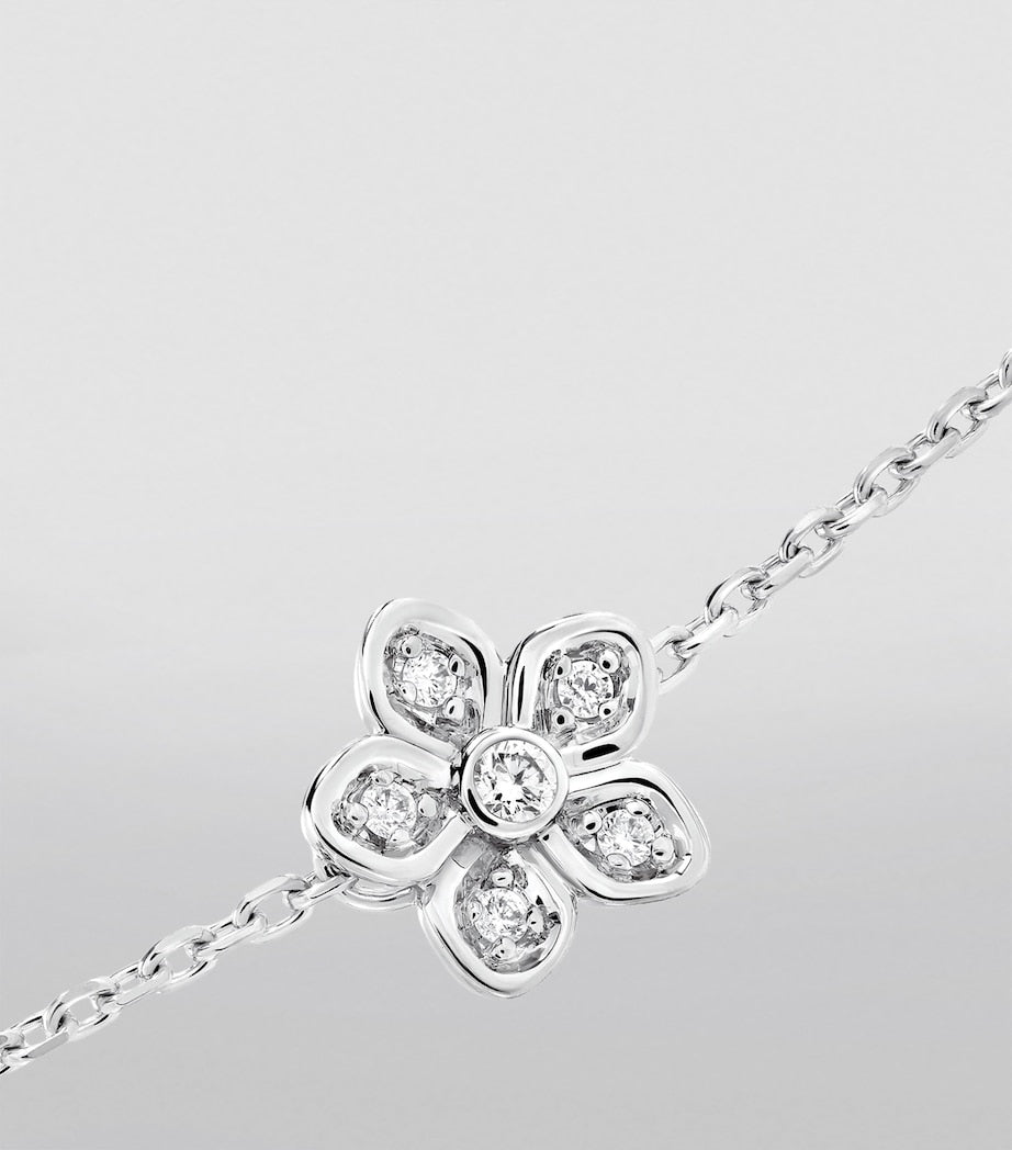 Graff Wild Flower bracelet white gold and diamonds, UK version
