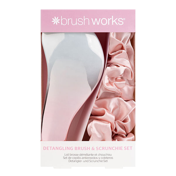 Brushworks Detangling Brush and Scrunchie Set GOODS Superdrug   