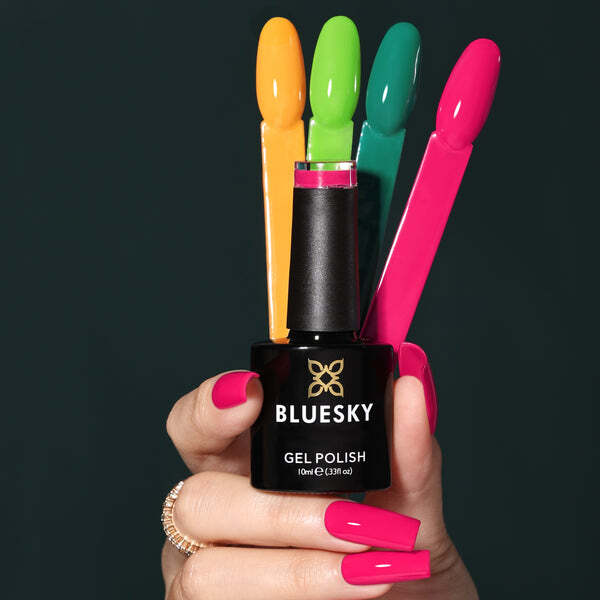 Bluesky gel polish Flamingo Pink 10ml, imported from the UK