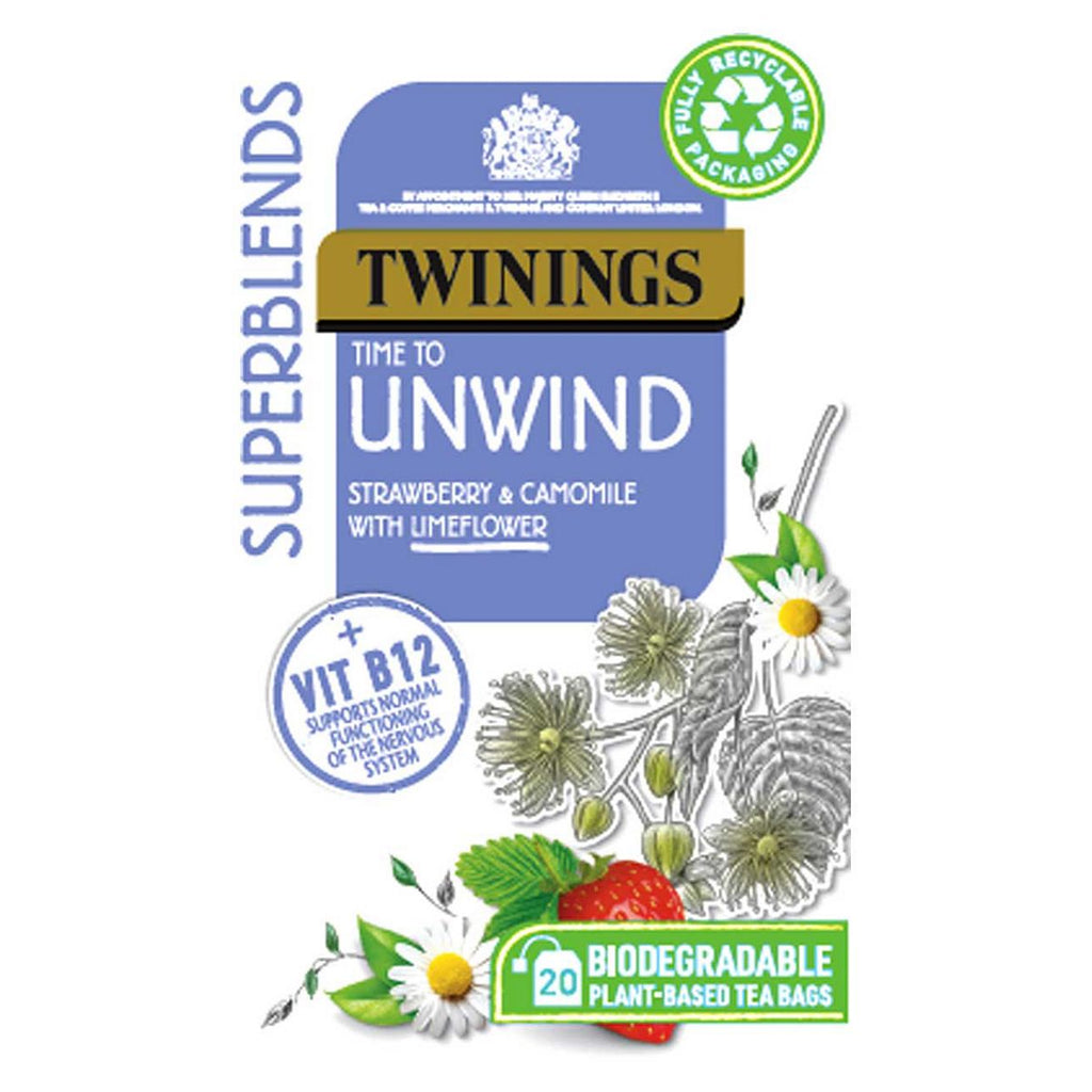 Twinings Superblends Unwind Tea Bags 20s