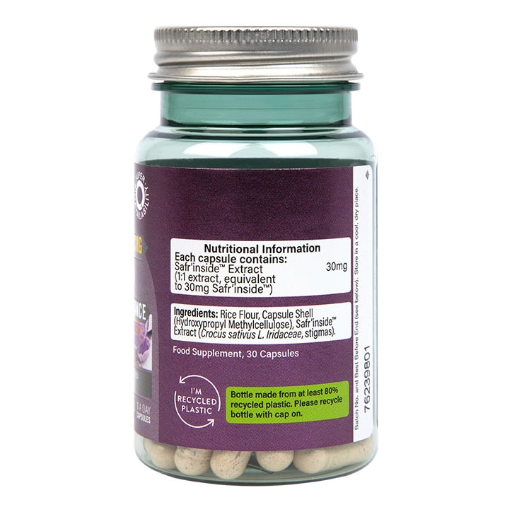 Holland & Barrett Saffron 30mg 30 Capsules Food Supplement Holland&Barrett   