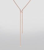 Chaumet rose gold diamond pendant necklace (British brand)