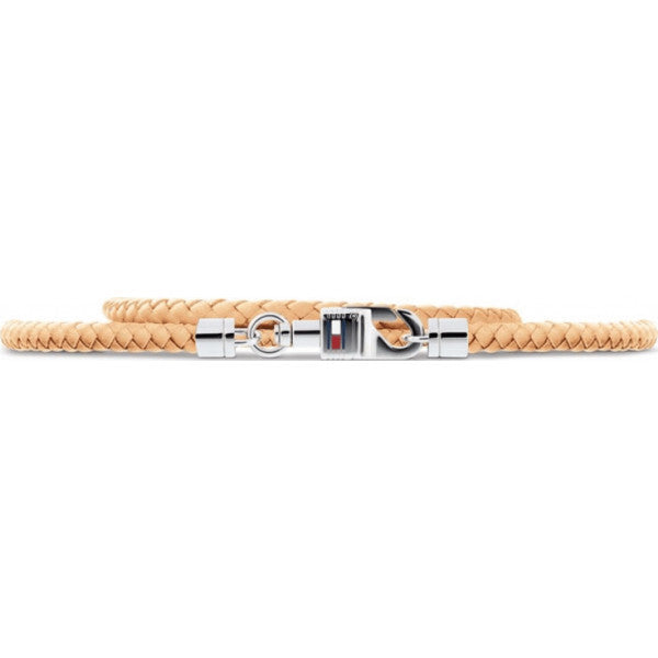 Tommy Hilfiger men's brown bracelet, UK version