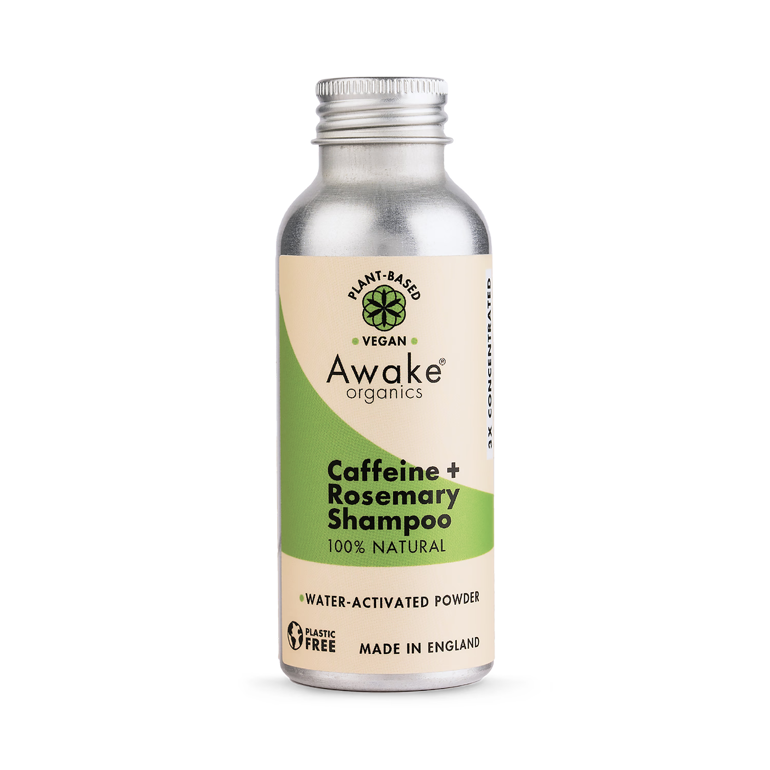Caffeine and Rosemary Shampoo Powder 55g (British brand)