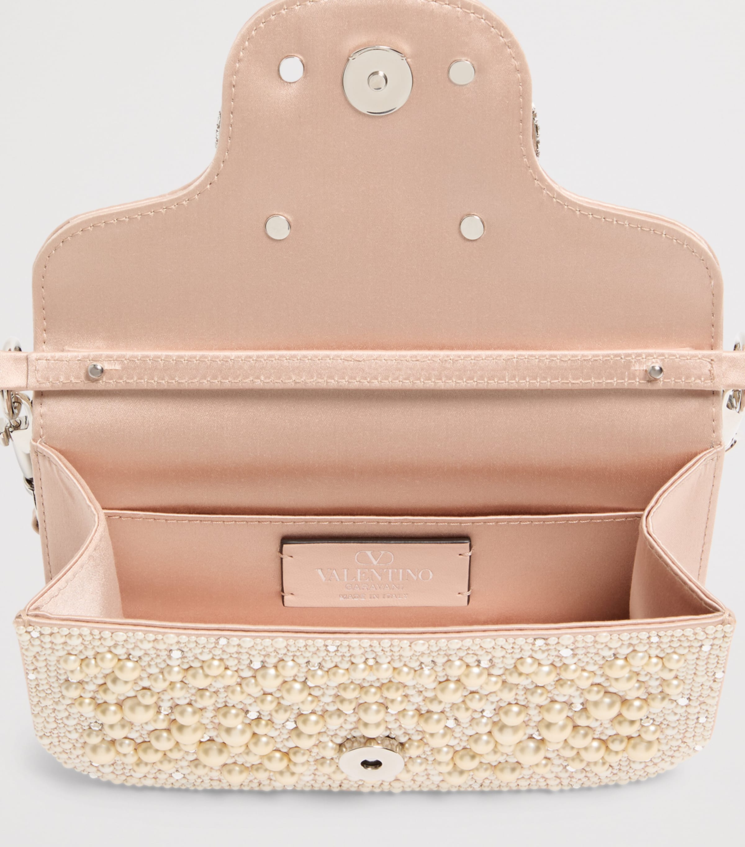 Valentino Garavani small embellished Locò shoulder bag, imported from the UK