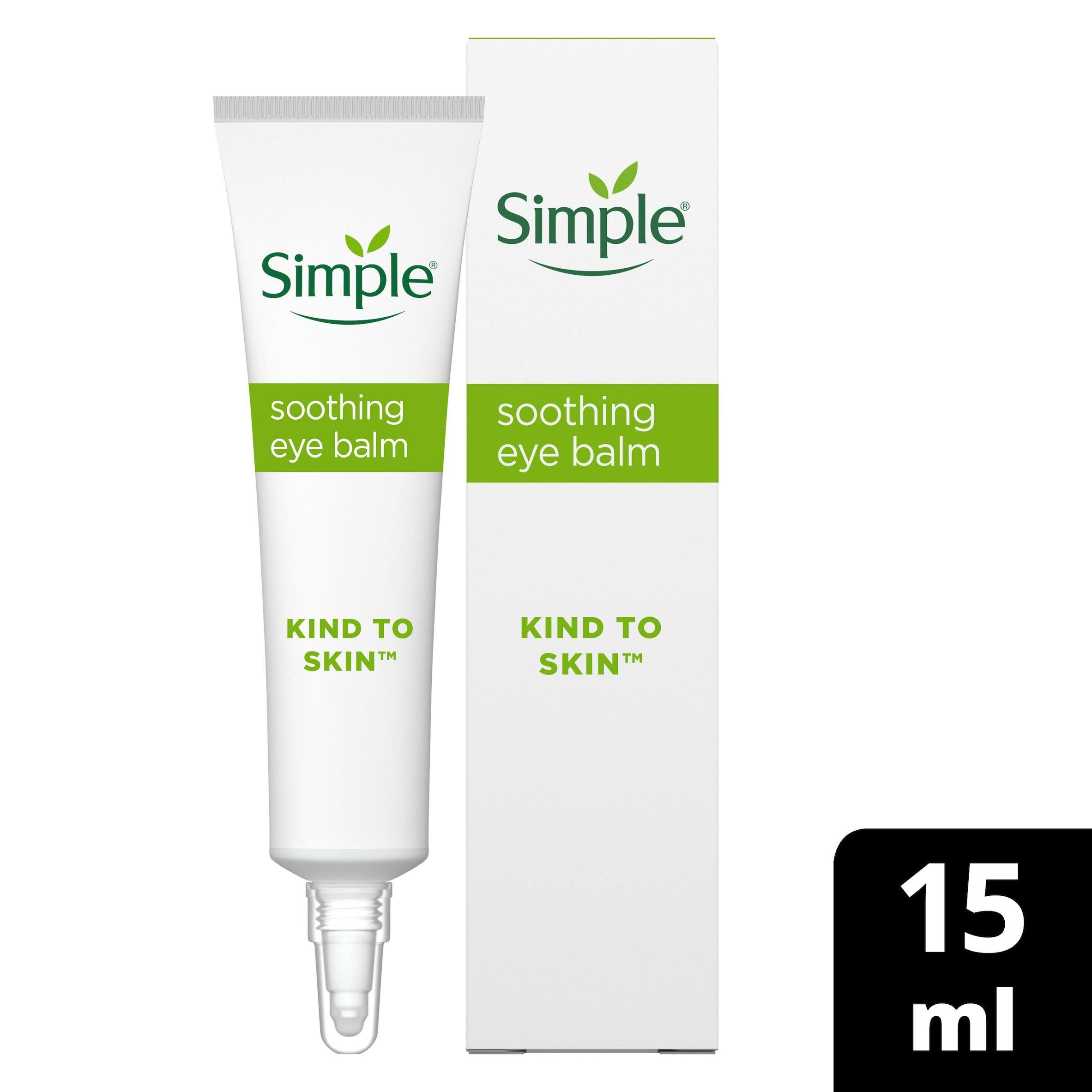 Simple Kind To Eyes Soothing Eye Balm 15ml face & body skincare Sainsburys   