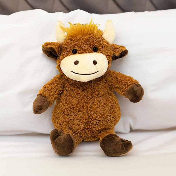 Aroma Home Highland Cow Snuggable Hottie GOODS Superdrug   