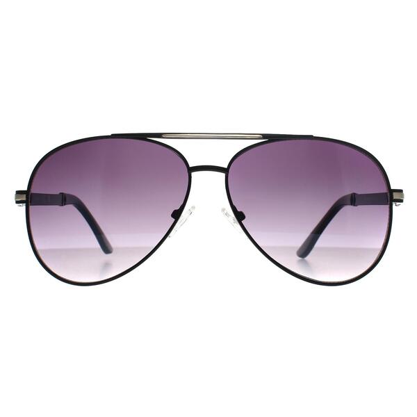 Guess GF0173 black gradient aviator sunglasses (British brand)