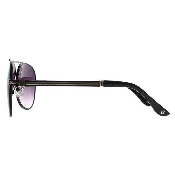 Guess GF0173 black gradient aviator sunglasses (British brand)