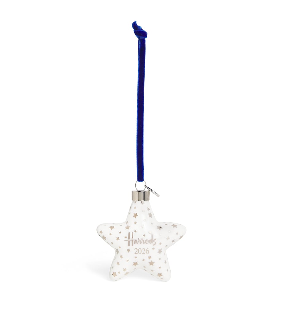 Harrods ceramic 2026 Christmas bauble - British product