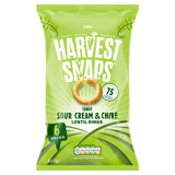 Harvest Snaps Sour Cream & Chive Crunchy Lentil Rings Crisps, Nuts & Snacking Fruit ASDA   