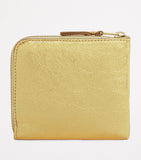 Comme Des Garçons gold-tone leather card holder compact - British product
