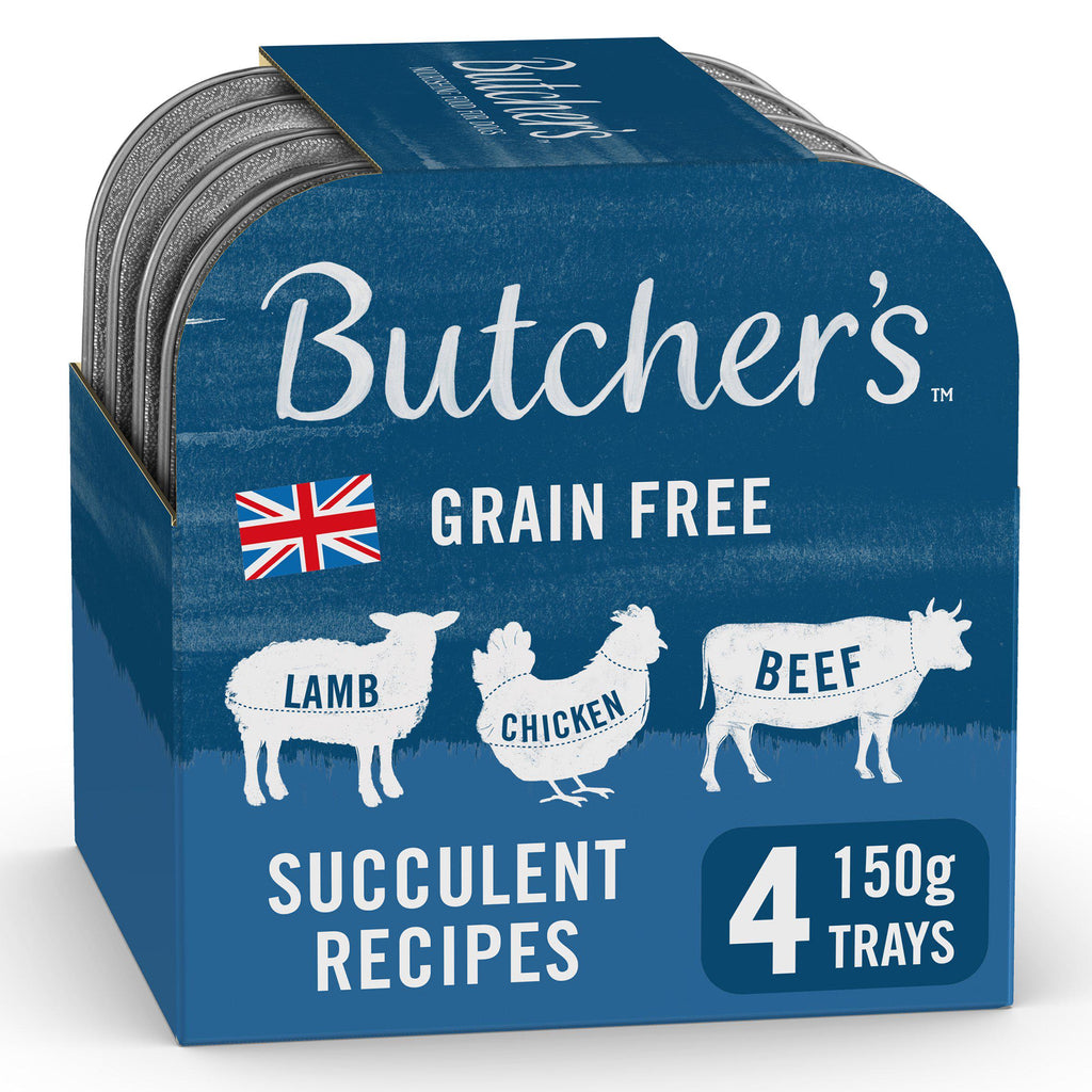 Butcher's Succulent Recipes Wet Dog Food Trays 4x150g